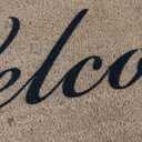 Evergreen Extra Large Coir Doormat, 2'x5' Large Front Door Mat for Double Doors, Outdoor Indoor Entrance Rug, Non-Slip Welcome Mat for Porch Patio, Housewarming Gift