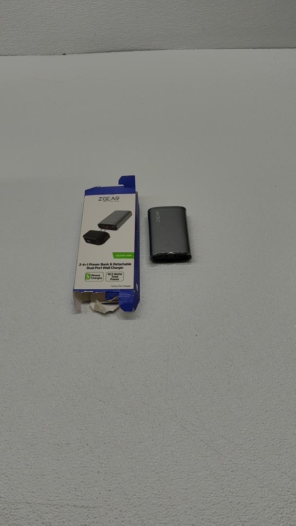 ZGear 2-in-1 Power Bank and Detachable Dual Port Wall Charger