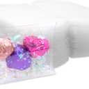 Stockroom Plus Small Clear Plastic Pillow Boxes for Candy, Party Favors (2.75" x 2.5", 100 Pack) - Pillow Box