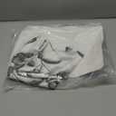 HOMEIDEAS Kitchen Curtains, Short Non-See-Through Privacy 30X36 Inch Length Tier Curtains, Grey and White Leaf Floral Printed Light Filtering Semi Sheer Small Window Drapes for Bathroom Cafe, 2 Panels