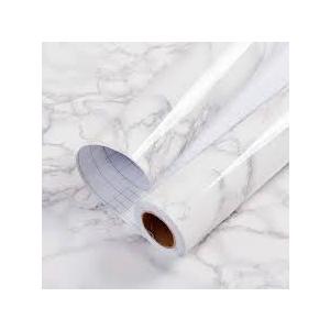 Skyblur Cyan/Grey Marble Peel and Stick Countertops Marble Contact Paper for Countertops Cabinets Counter Top Peel and Stick Waterproof Vinyl Faux Granite Wallpaper for Kitchen Living Room 15.7"x78.7"
