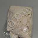 Siiluminisoy Extra Long Cream/Beige Boho Shower Curtain - Woven Fabric Farmhouse 96 Inch, 72 x 96 Tufted Chevron Textured Striped Modern Minimalist Cloth Curtain for Bathroom