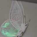 quescu Light up Fairy Wings for Adults,Electroluminescent Wire LED Butterfly Wings for Girls Women,Halloween Costume Dress Up
