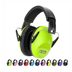 Dr.meter Ear Muffs for Noise Reduction: 27.4SNR Noise Cancelling Headphones for Kids Adults, EM100 Adjustable Hearing Protection Earmuffs for Monster Jam, Autism Sensory, Concerts, Fireworks