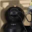 Tapo 2K Indoor Pan/Tilt Wired Security Camera - Works as a Baby Monitor & Pet Camera, Motion Detection, 2-Way Audio, Siren, Night Vision, Subscription-Free Local Storage or Optional Cloud, Black, C211