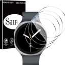 10 x SiHPuoy 4 Pack for Samsung Galaxy Watch 8 Screen Protector 44mm (Bluetooth & LTE) Tempered Glass, HD Ultra-thin,Anti Scratch, Bubble Free, Case Friendly, Accessories Film for Galaxy Watch 8 44mm