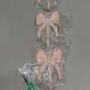 Large Pink Bow Wall Hooks Set of 3, Shabby Chic Vintage Coat Hooks, Decorative Wall Hooks for Bag, Towel and Hat