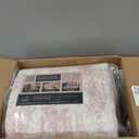 Washable Rugs 5x7 Area Rugs for Living Room,Bedroom,Dining Room- Ultra Soft Faux Wool Nursery Rug for Baby Girl,Neutral Light Pink Low Pile Vintage Carpets for Dorm Kids Playroom,Non Slip