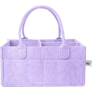 Mr. Pen- Baby Diaper Caddy Organizer, lavender dream, Nursery Storage Bin and Car Organizer for Diapers and Baby Wipes (1 Pack, Regular)