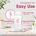 Nenesupply 9oz 4 Count Wide Neck Mouth Breastmilk Storage Bottle Breast Pump Bottles Use for Pumping with Spectra S1 S2 9 Plus Breast Pumps. Replace Spectra Bottles for Pumping Breastmilk Collection