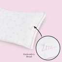 kate spade new york Endless Loft Pillow 18" x 36", Medium Firm Pillow with Foam-Core and 2" Gusset for Maximum Support, Best for Back or Side Sleepers, King, White
