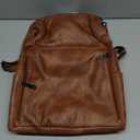 FADEON Leather Backpack Purse for Women Designer Travel Backpack Purses PU Fashion Ladies Shoulder Bag with Tassel Brown