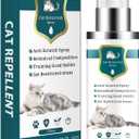 Advanced Cat Deterrent Spray, Natural Formula Cat Repellent Indoor and Outdoor, Strengthened Cat Scratch Deterrent for Furniture, Sofas, Rugs, Curtain Protection, Stop Cats from Urinating (Green, M)
