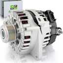 373002E721 Alternator Fit for Kia Forte 2017-2024 for Hyundai Elantra 2017-2020 2.0L l4 Gas 150A 12V CW 6-Groove Clutch Pulley