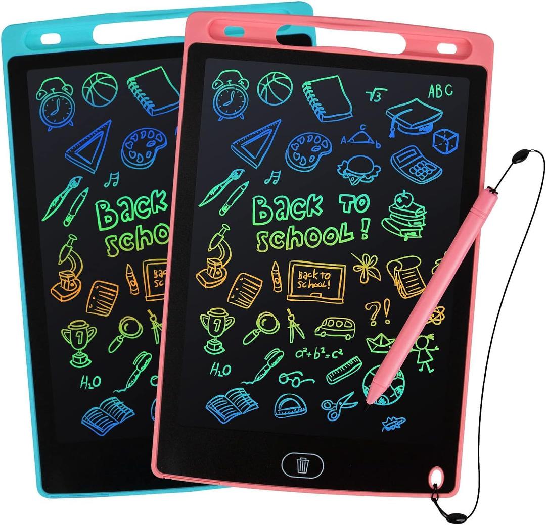 Colorful LCD Writing Tablet 2 Pack