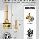 RP51919 6-Setting Diverter Cartridge Replacement, Compatible with Delta R11000 R22000 Valve, Ceramic Disc Technology Fixes Dripping, Rust-Resistant & Easy DIY Install