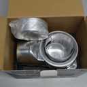 DV-90 Magnetic Dryer Vent Connector Kit - Airtight Quick-Installation for Tight Spaces, Easy lint Cleaning, Strong Magnet Self-Alignment Design with 2.6ft 6" Duct & two Clamps