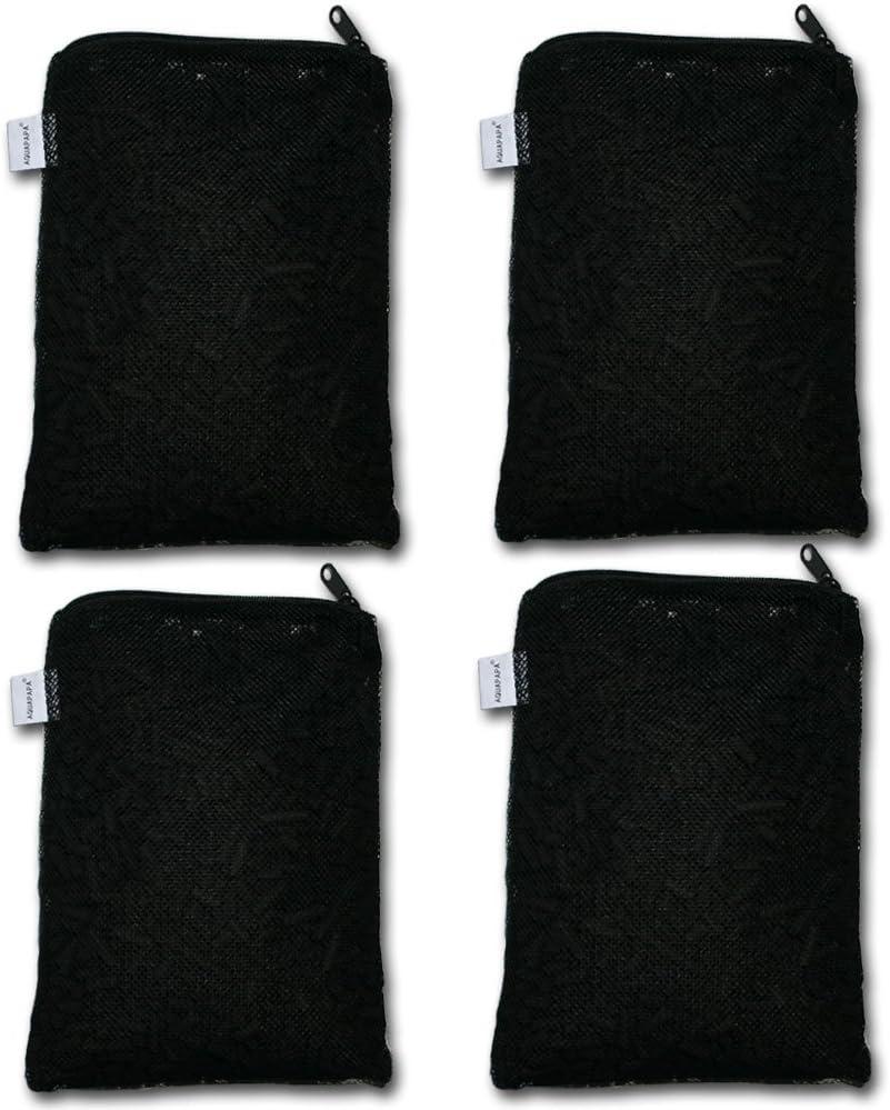 4 lbs Activated Carbon Charcoal Pellets in 4 Mesh Bags for Aquarium Fish Tank Koi Reef Filters