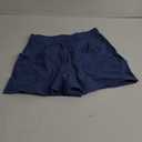 PRETTYGARDEN Women's Summer 1 Piece Pockets Shorts (Medium, Denim Blue)