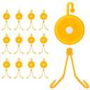 VIVOSUN 12 PCS Retractable Plant Yoyo with Stopper for Grow Support in Tent Garden or Hydroponics, Yellow