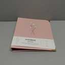 Aesthetic 3 Ring Binder 1 Inch Cute Three Round Rings Binders with Dividers Suitable for 8.5 x 11 Letter Size Paper Loose Leaf Binder with 2 Pockets for School Work