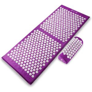 ProsourceFit Acupressure Mat and Pillow Set for Back/Neck Pain Relief and Muscle Relaxation