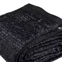 Garden Sunblock Shade Cloth, 80"x100" Durable Taped Edge with Grommets UV Resistant Black Garden Shade Net for Plants, Greenhouse, Vegetables and Patio 2pcs Black