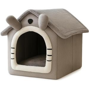 Cat Bed for Indoor Cats - Cat Cave Beds Cat House Cat Tent with Removable Washable Cushioned Pillow, Soft Kitten beds,Cat Beds & Furniture, for Small and Medium Pet - Cozy Cave Bed- Large Size
