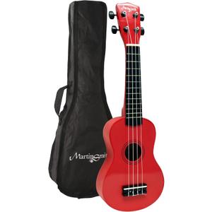 RockJam Soprano Ukelele with Gig Bag (Kids Red)