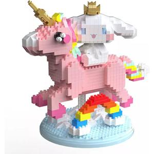 Mini Building Blocks, Micro Blocks, White Puppy 6033, 949 Pieces, Best Gifts for 15 Years Old and Up, for Adults