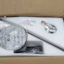 ZMISHIBO 60 Inch RGB Ceiling Fan with Light, Remote&App Control,Flush Mount