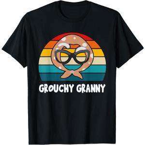 Grouchy Granny Funny Retro Vintage T-Shirt, S