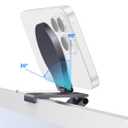 Stouchi Continuity Camera Mount for Desktop Monitor, iMac Compatible iPhone Webcam Mount with Mag-Safe for Mac Desktops and Displays, Apple TV 4K
