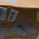 Clear Storage Box Womens Mens Shoe Display Box Plastic Foldable Stackable Shoe Container Clear Closet Shelf Organizer - 6 Pack