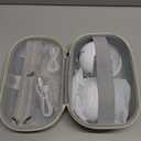 Momcozy M5 Smart APP Controlled Wearable Breast Pump, Hands-Free Wireless Electric Pump, 3 Modes 9 Suction Levels, BPA-Free, Portable Lightweight, 24mm Flange, 2-Pack Quill Gray