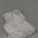 Alimens & Gentle Men's Dress Shirt Regular Fit Stretch Stain Shield Long Sleeve Solid Business Wedding Button Down Shirts (Large, White)