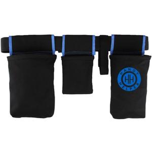 Handy Helper Tool Belt, Organizer, & Carrier for Home, Garden, & RV - Blue Piping