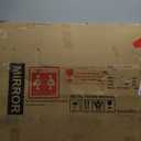 Vanity Mirror with Lights, 34'' x 26'' Lighted Makeup Mirror, Touch Screen with 3-Color Lighting, Dimmable for Vanity Desk Tabletop Square White