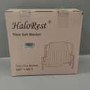 Fluffy Faux Fur Throw Blanket, Thick 1000GSM Soft Cozy Throw Blankets for Bed, Luxury Plush Striped Warm Fuzzy Blanket for Couch LivingRoom Home Decor & Gifts (30"x 40", Red)