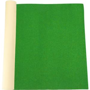 MECCANIXITY Artificial Model Grass Mat 16 Inch x 39 Inch Artificial Grass Turf Realistic Fake Grass Decor for Model Trains Scenery Craft Lawn Garden Decoration, Medium Green