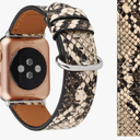 for Apple Watch Band 49mm 46mm 45mm 44mm 42mm 41mm 40mm 38mm, 3D Snakeskin Pattern Print Soft Leather Watch Strap Replacement Wristband for iWatch Series Ultra 10 9 8 7 6 5 4 3 2 1 SE