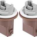 uxcell 2pcs No.8A8Z13411A/645196 Parking Turn Signal Brake Tail Lights Bulb Sockets for Ford F-150 2004-2010 for Ford F-250 F-350 F-450 Super Duty 2004-2013 for Ford Explorer Fiesta