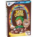 Lucky Charms Chocolatey Chocolate Cereal with Marshmallows, Kids Breakfast Cereal, Made with Whole Grain, 10.6 oz (EXP 12/11/26)