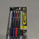 PILOT G2 Premium Refillable & Retractable Rolling Ball Gel Pens, Bold Point, Assorted Color Inks, 4-Pack (31255)