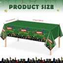 6 Pcs Turtle Birthday Party Tablecloths Decorations, Disposable Cartoon Turtle Table Cloths Plastic Rectangle Table Covers for Cartoon Theme Birthday Party Supplies, 54x108 Inches