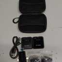 PQRQP 3 in 1 Microphone for iPhone/Android/Camera, Wireless Microphones, 328ft Transmission, 18H Battery Life, Mini Microphone for Record Interview, Vlogs, Tiktok