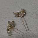 JAKAWIN Pearl Bride Wedding Hair Pins Bridal Hair Piece Accessories Decorative Hair Clips for Women HP065 (Gold)