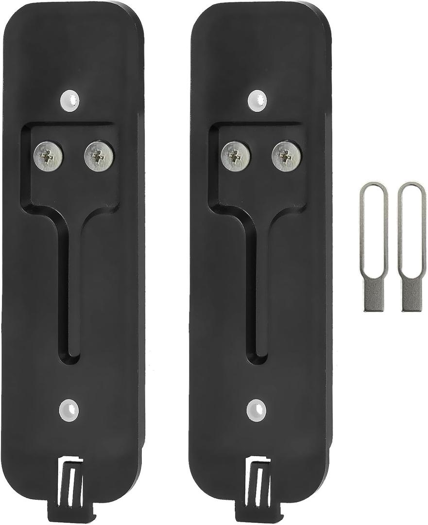 Blink Doorbell Backplate Replacement, Back Plate Part Cover for Blink Video Doorbell with Hooks Accessory(Black)