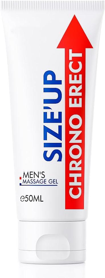 Male Enhancement Cream for Men, Body Gel for Private Part, Men's Re-Vitalize Enlargement Cream, Enhance Size and Performance Get Bigger Thicker and Stronger (Size Up Chrono Erect)