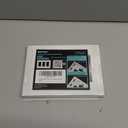 [2 Pack] BESTTEN 3 Gang Screw less Decorative Wall Plate, Mid-Size H4.88" x W6.74", USWP6 Gloss Snow White, Faceplate Cover for Decorator Receptacle Outlet & Switch